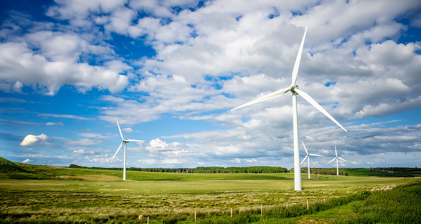An onshore wind farm